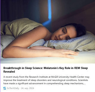 Breakthrough in Sleep Science: Melatonin’s Key Role in REM Sleep Revealed